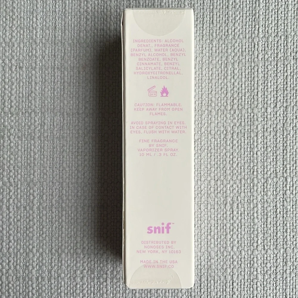 snif VANILLA VICE 10ml travel FRAGRANCE
